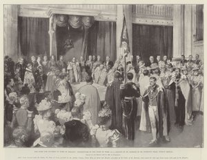 Hertugen og hertuginnen av York i Irland, Investiture of the Duke of York as a Knight of St Patrick i St Patrick